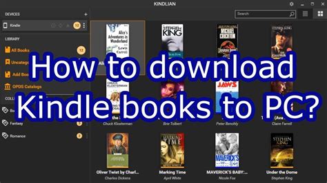 can i download kindle books as pdf