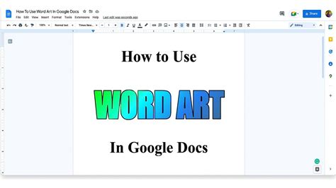 How to Insert Word Art in Google Docs: A Journey Through Digital Creativity