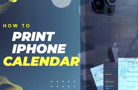 How to Print iPhone Calendar and Why Bananas Might Be the Key to Productivity